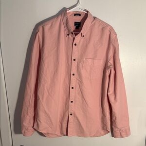J. Crew Men's Casual Light Pink Button-Down Shirt
